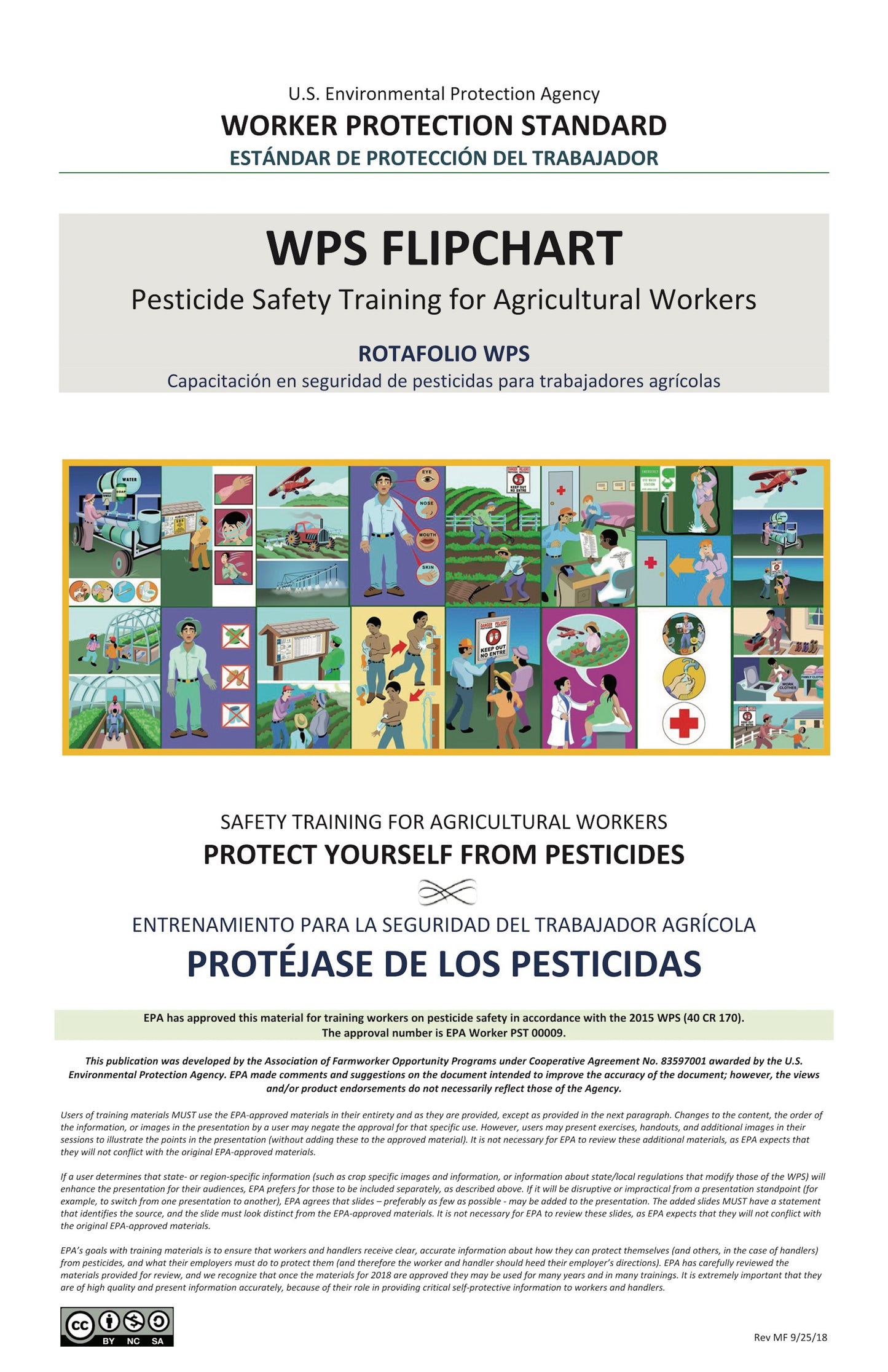 WPS Flipchart: Safety Training for Agricultural Workers--Bilingual English and Selected Language